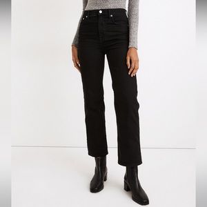 Madewell Slim Wide Leg crop jeans (size 26 fits like 25 P)